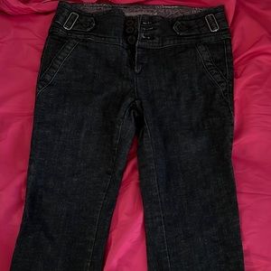 Boot cut black jeans